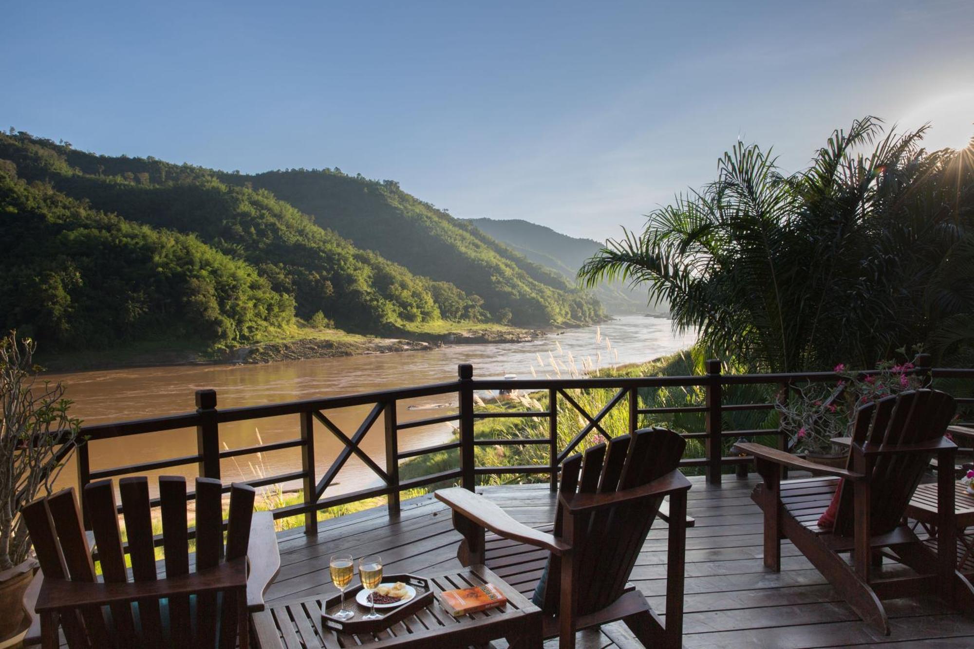 The Luang Say Lodge Pakbeng Bagian luar foto