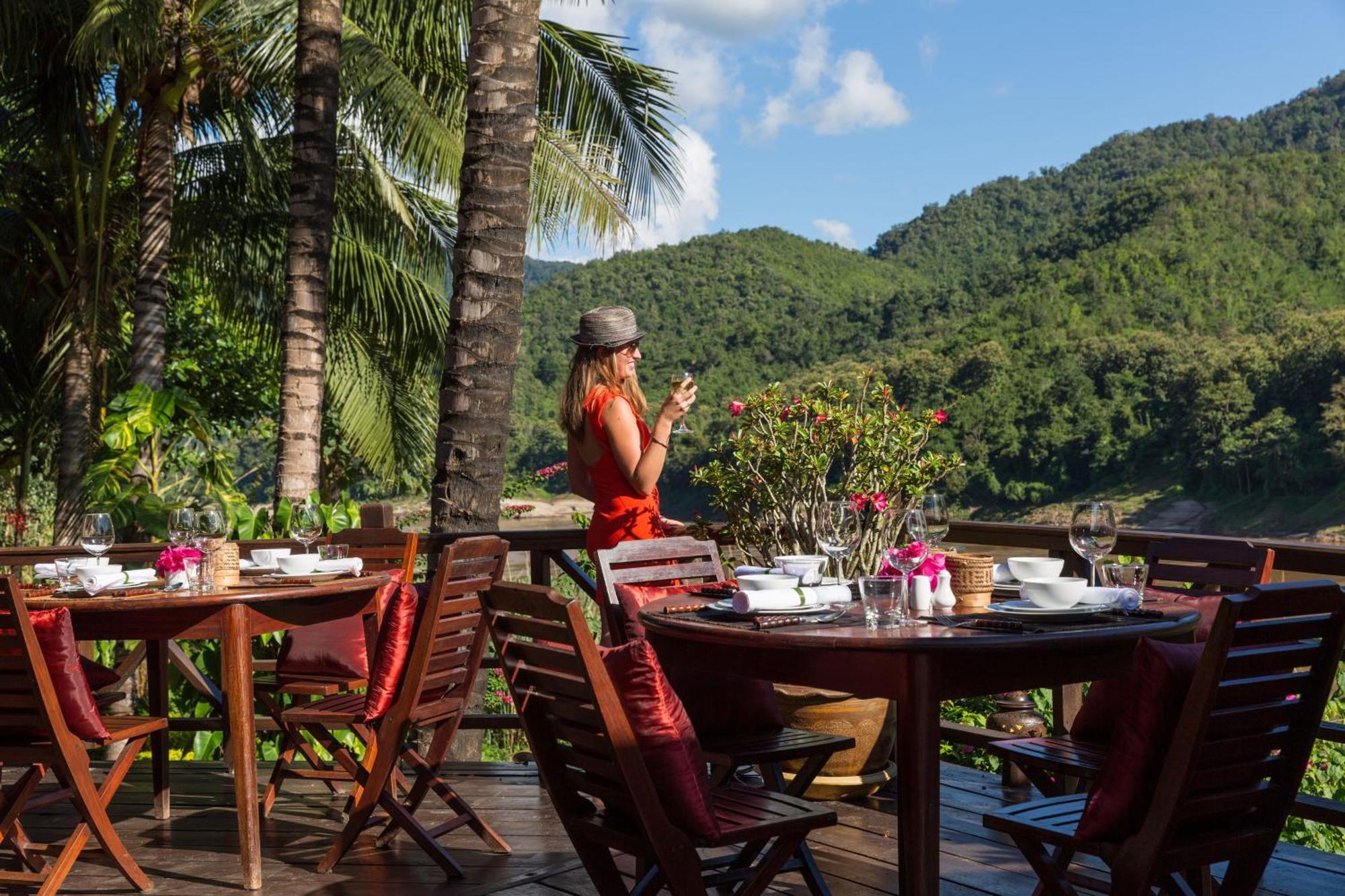 The Luang Say Lodge Pakbeng Bagian luar foto