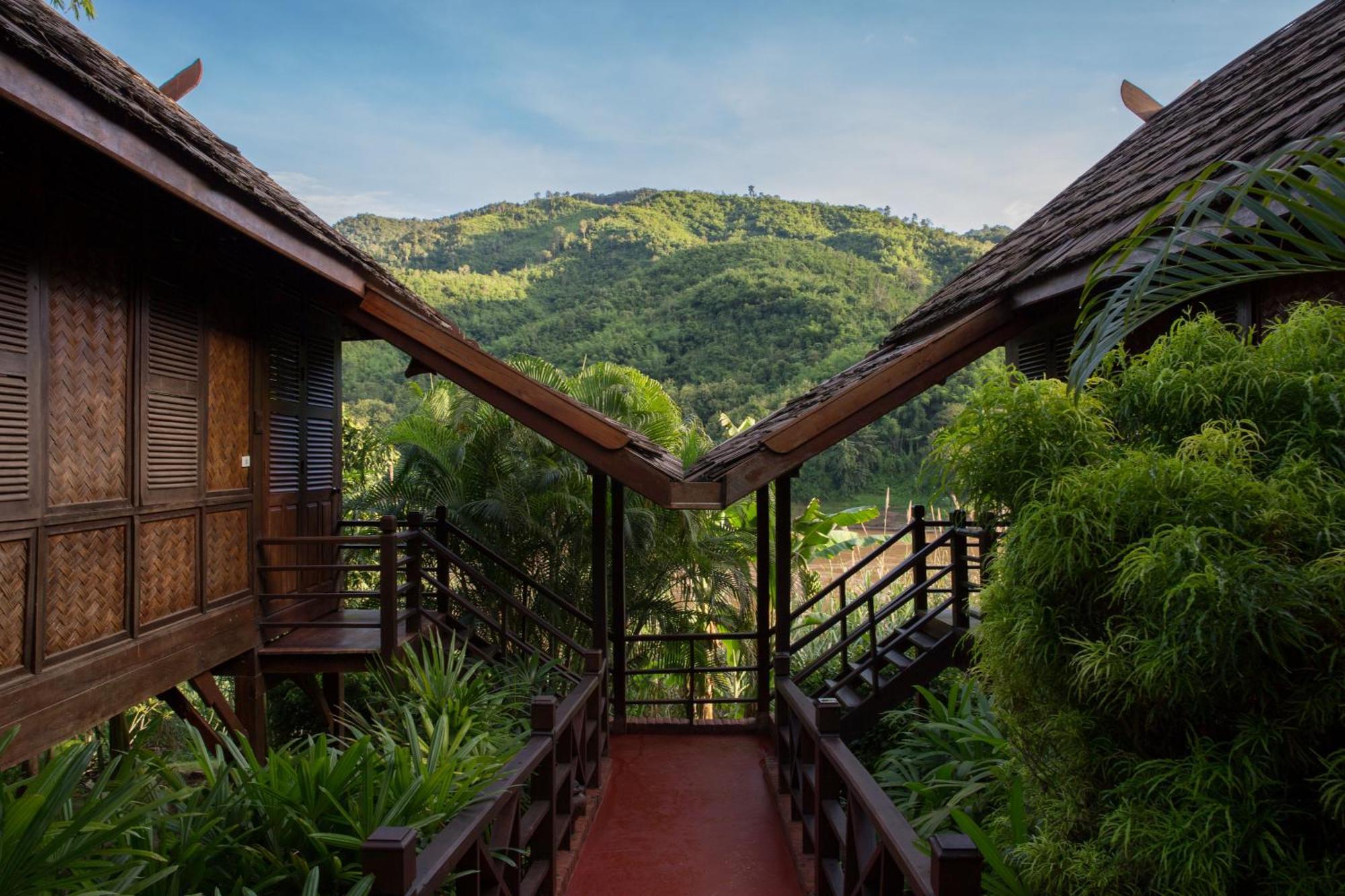 The Luang Say Lodge Pakbeng Bagian luar foto