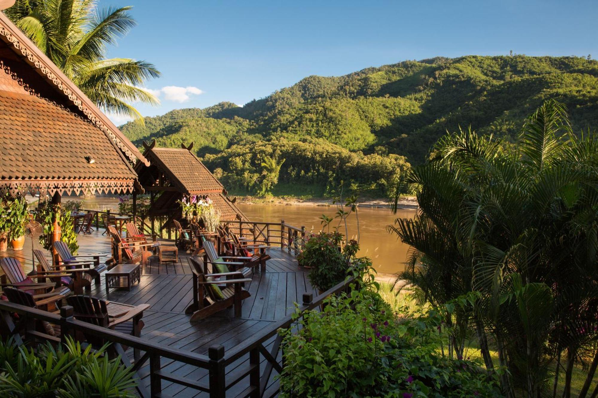 The Luang Say Lodge Pakbeng Bagian luar foto
