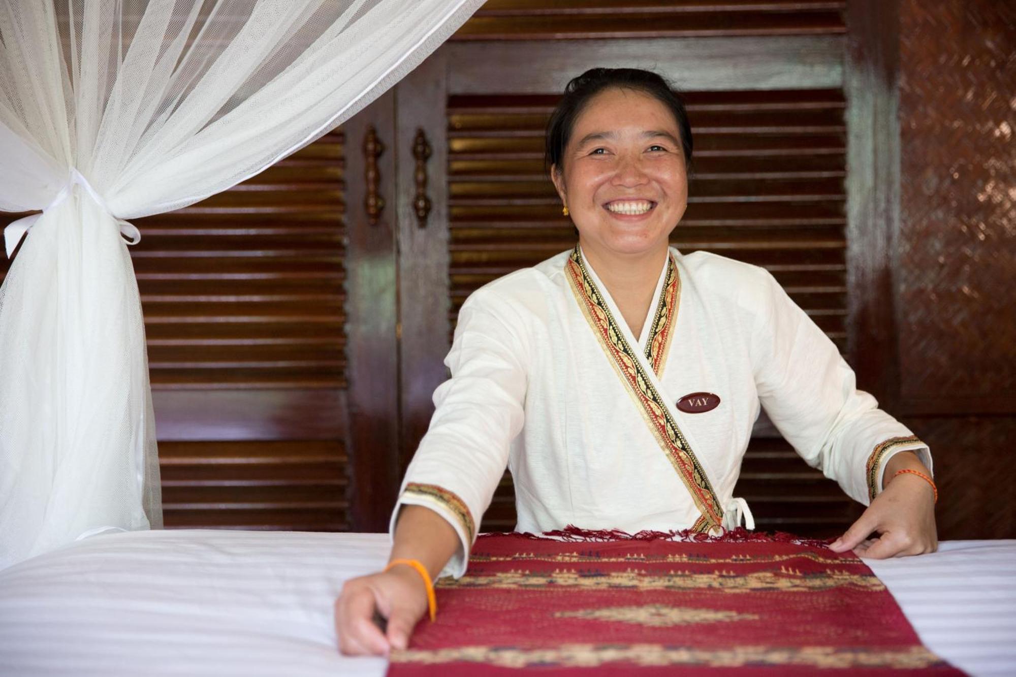 The Luang Say Lodge Pakbeng Bagian luar foto