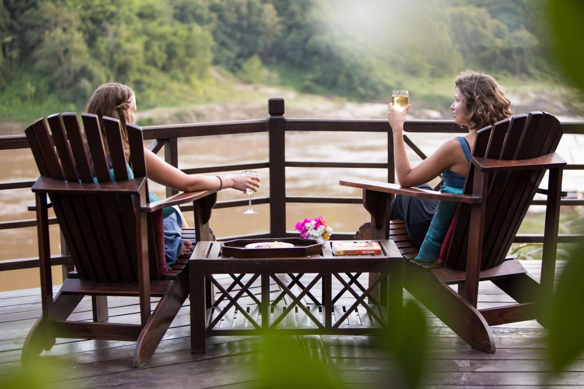 The Luang Say Lodge Pakbeng Bagian luar foto