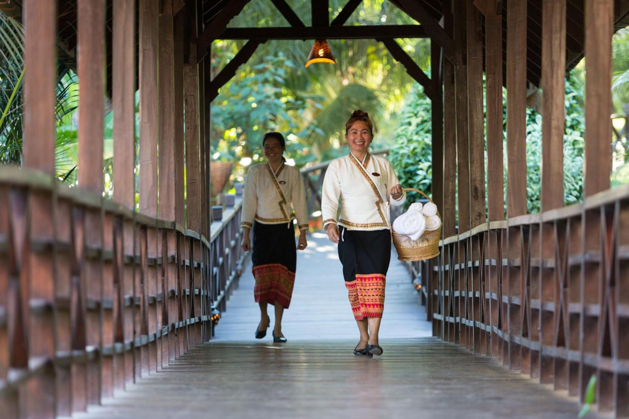 The Luang Say Lodge Pakbeng Bagian luar foto