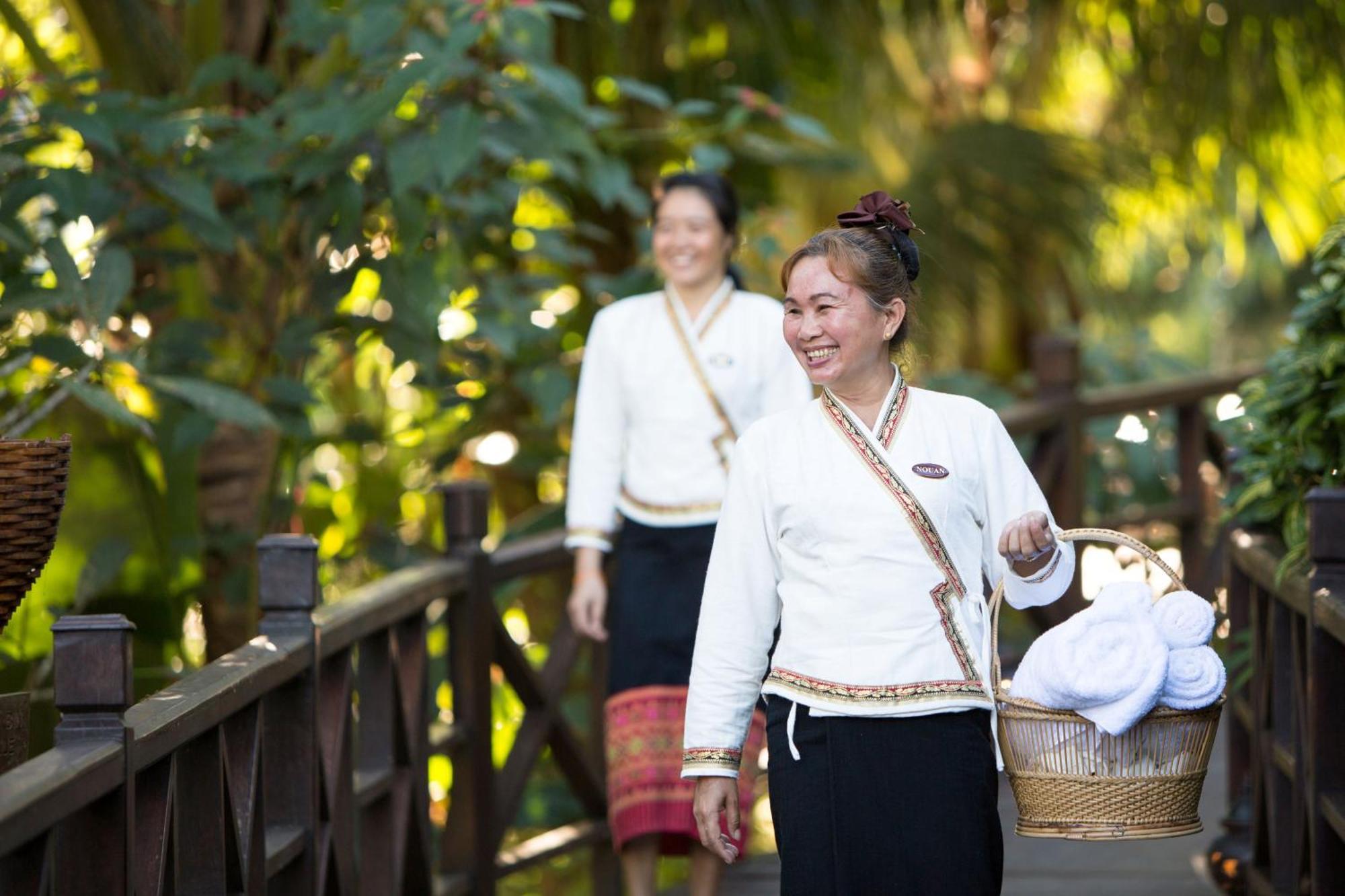 The Luang Say Lodge Pakbeng Bagian luar foto